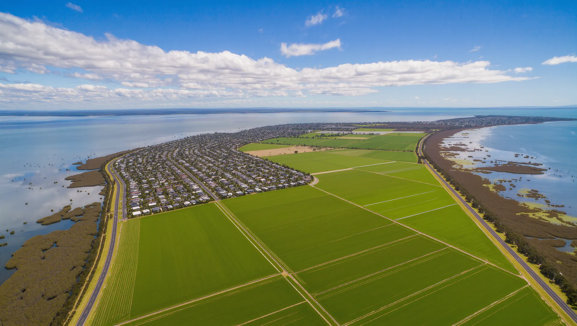 Aerial artist's impression of the Aviators Field precinct in Point Cook South